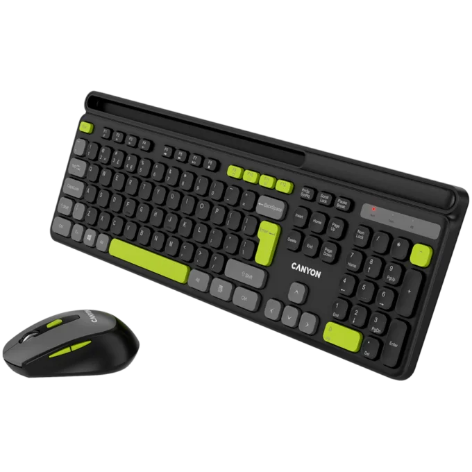 CANYON HSET-W5 EN Keyboard+Mouse AAA+AA Wireless Black — image 5