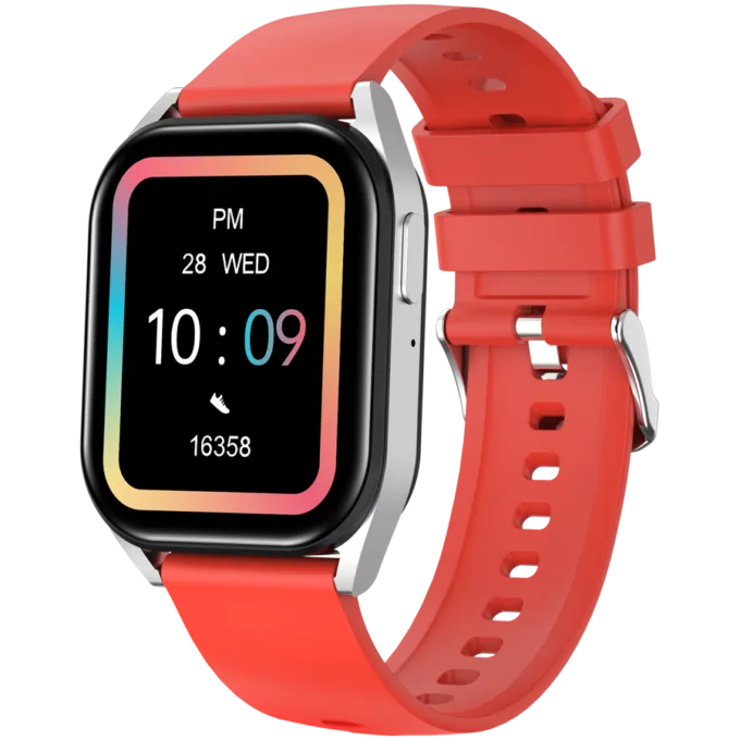 CANYON smart watch Chatter SW-58 BT-CALL Silver Red — image 3