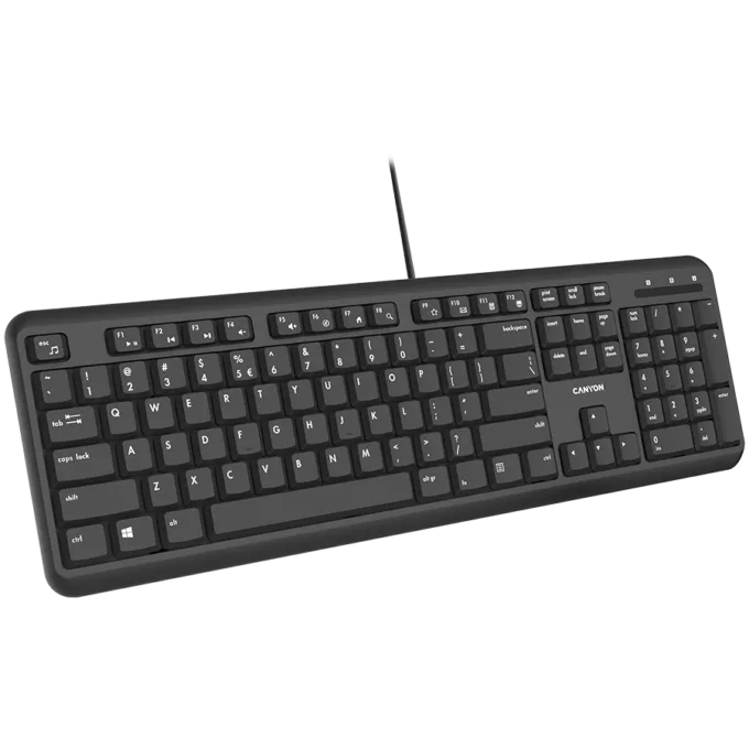CANYON keyboard HKB-20 EN Velvet Wired Black — image 3