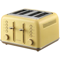 BUYDEEM 4 Slice Toaster, model DT640E, color Mellow Yellow, EU