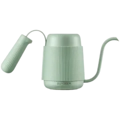 BUYDEEM Gooseneck Pour Over Coffee Kettle, model CD2006, color Cozy Greenish
