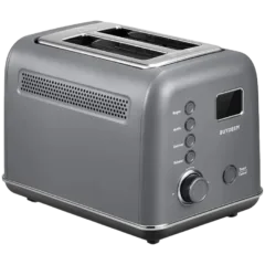 BUYDEEM 2 Slice Automatic Metal Toaster, model DT730E, color Ink Grey, EU