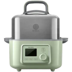 BUYDEEM Multi function Digital Food Steamer, model G564, color Cozy Greenish, EU