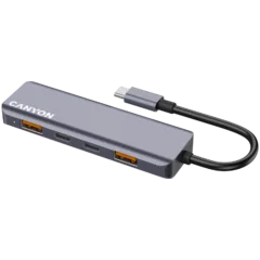 CANYON hub DS-18 5in1 USB-C Grey