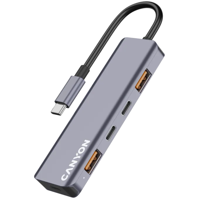 CANYON hub DS-18 5in1 USB-C Grey — image 3