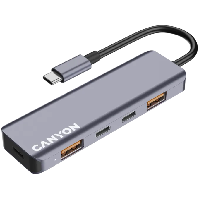 CANYON hub DS-18 5in1 USB-C Grey — image 4