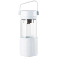 BUYDEEM Glass Tea Bottle 300 ml, model DG42, color Oat White