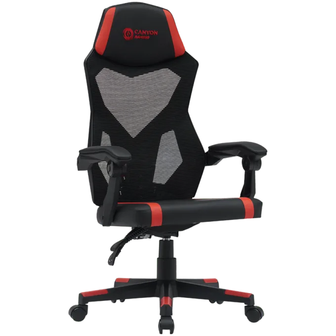 CANYON gaming chair Flow MCH01 Mesh Black Red — image 2