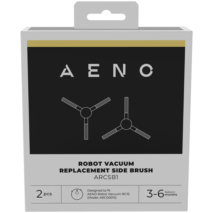 AENO Side brushes for robot vacuum cleaner RC1S with auto dust removal station, 2 pcs/set — image 2