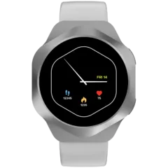 CANYON Smart Watch Hexagon 88 BT-CALL Silver
