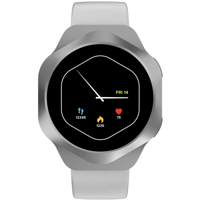 CANYON Smart Watch Hexagon 88 BT-CALL Silver — image 1