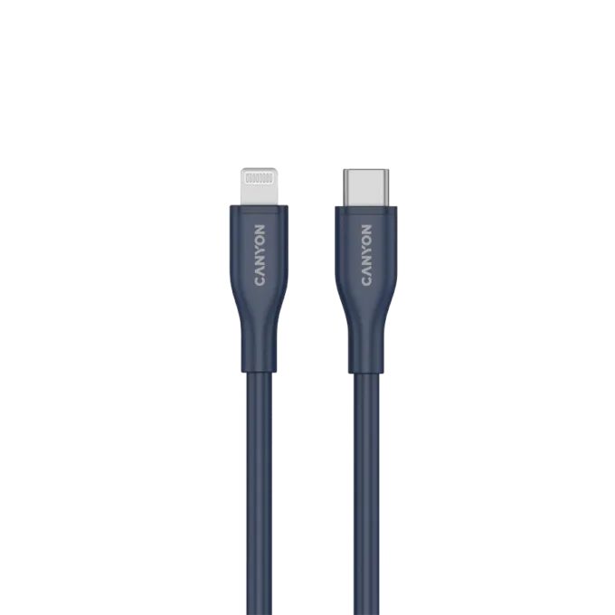 CANYON cable CLNM60 C-L 60W MFI 1m Silicon Blue — image 2
