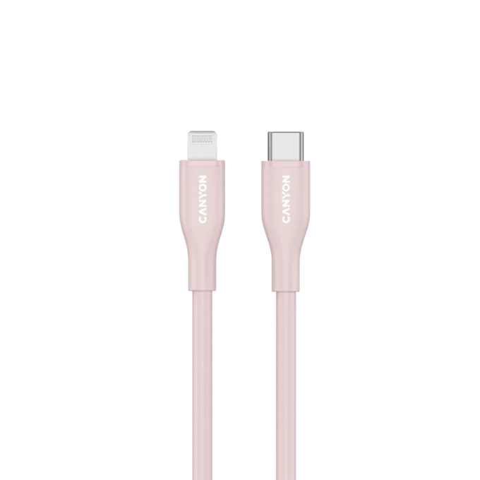 CANYON cable CLNM60 C-L 60W MFI 1m Silicon Pink — image 2