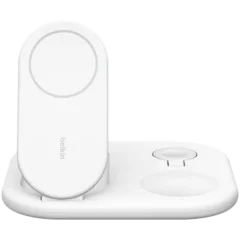 BELKIN Qi2 15w Magnetic 3in1 Stand, White