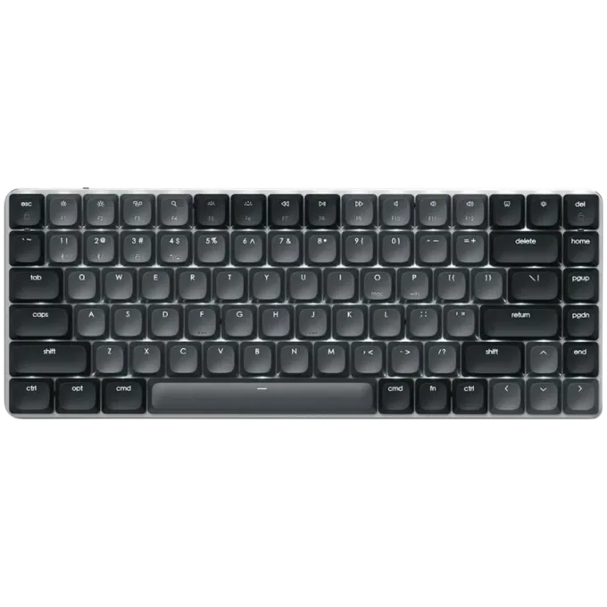SATECHI SM1 Slim Mechanical Backlit Bluetooth Keyboard (Dark) - US English — image 1