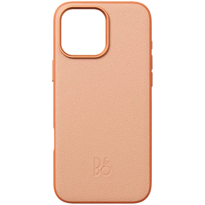 iPhone 16 Pro Leather Case Sunset Apricot — image 1