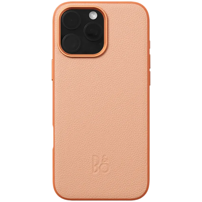 iPhone 16 Pro Leather Case Sunset Apricot — image 2