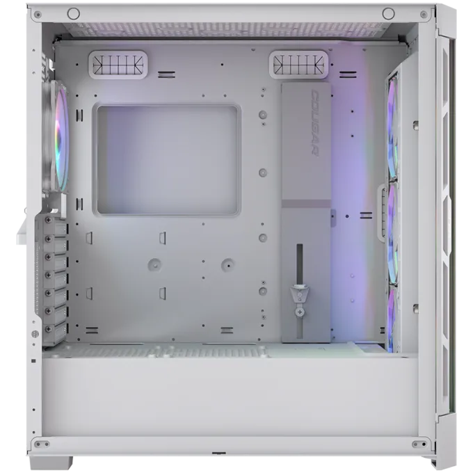 COUGAR AIRFACE PRO RGB PC Case, Mid Tower, White — image 4