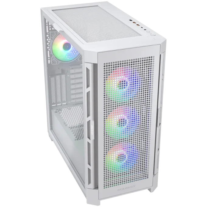 COUGAR AIRFACE PRO RGB PC Case, Mid Tower, White — image 6