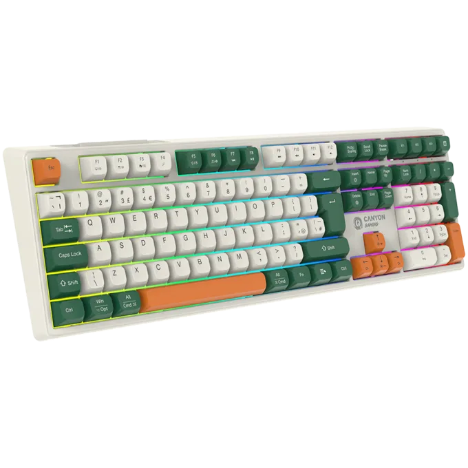 CANYON keyboard Shadder GKW-11 Mech RGB UK/US Wireless White — image 4