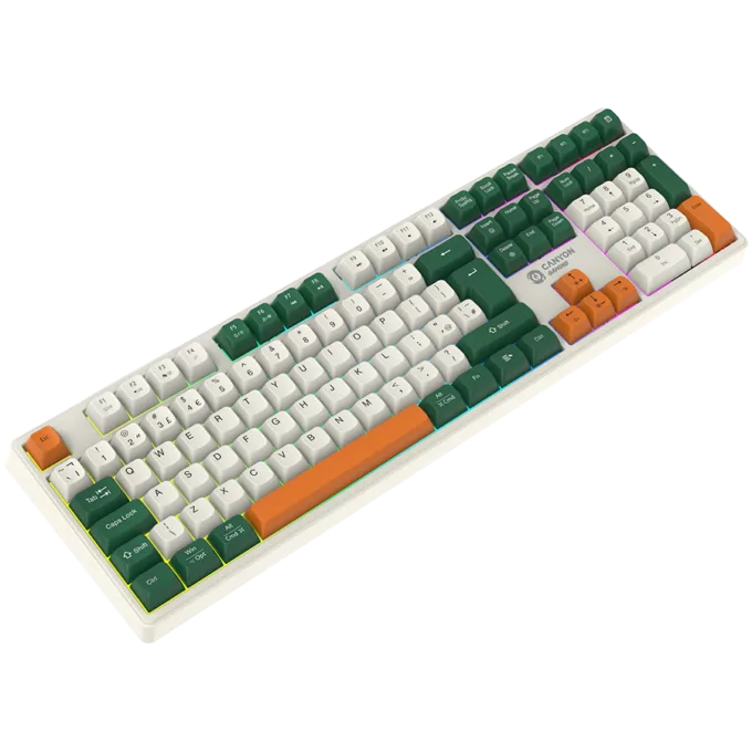 CANYON keyboard Shadder GKW-11 Mech RGB UK/US Wireless White — image 6