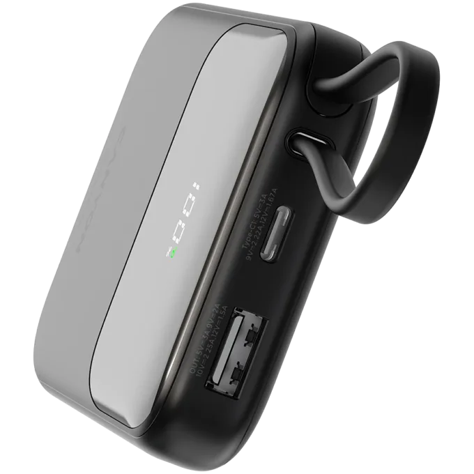 CANYON power bank OnPower 101 built-in cable 10000 mAh PD22.5W Black — image 6