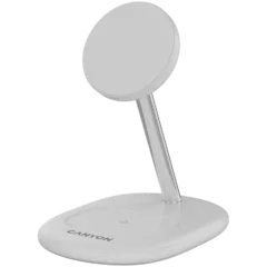 CANYON wireless charger WCS-205 15W Qi2 2in1 w/o adapter White