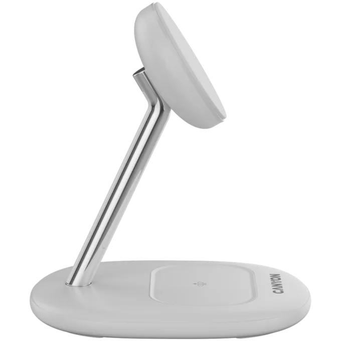 CANYON wireless charger WCS-205 15W Qi2 2in1 w/o adapter White — image 6