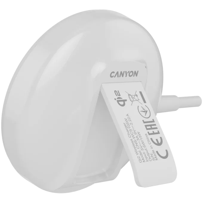 CANYON wireless charger WS-105 15W Qi2 White — image 4