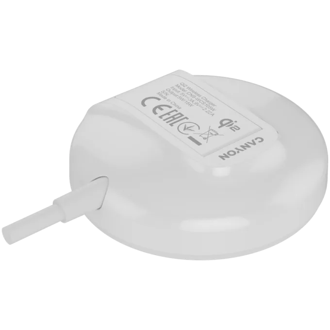 CANYON wireless charger WS-105 15W Qi2 White — image 6
