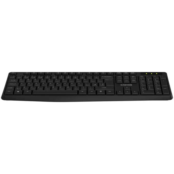 CANYON keyboard KB-W01 Wireless Black — image 2