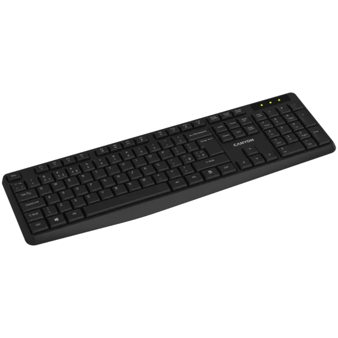 CANYON keyboard KB-W01 Wireless Black — image 4