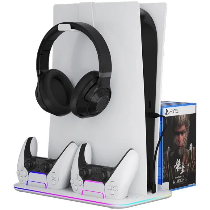 CANYON cooling stand CS-51 RGB PS5 Slim/DE Charge White — image 4