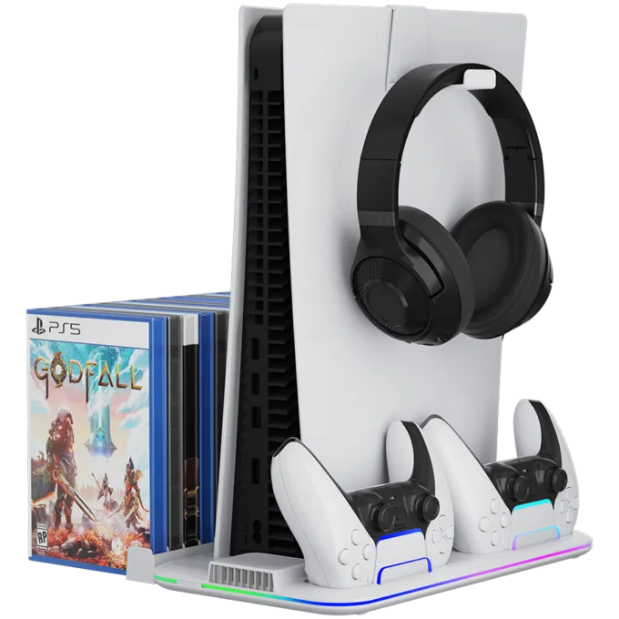 CANYON cooling stand CS-51 RGB PS5 Slim/DE Charge White — image 5