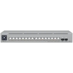 Ubiquiti 16-port, Layer 3 Etherlighting switch 2.5 GbE and versatile mounting options, 4x 2.5 GbE RJ45 ports, 12x GbE RJ45 ports, 2x 10G SFP+ ports