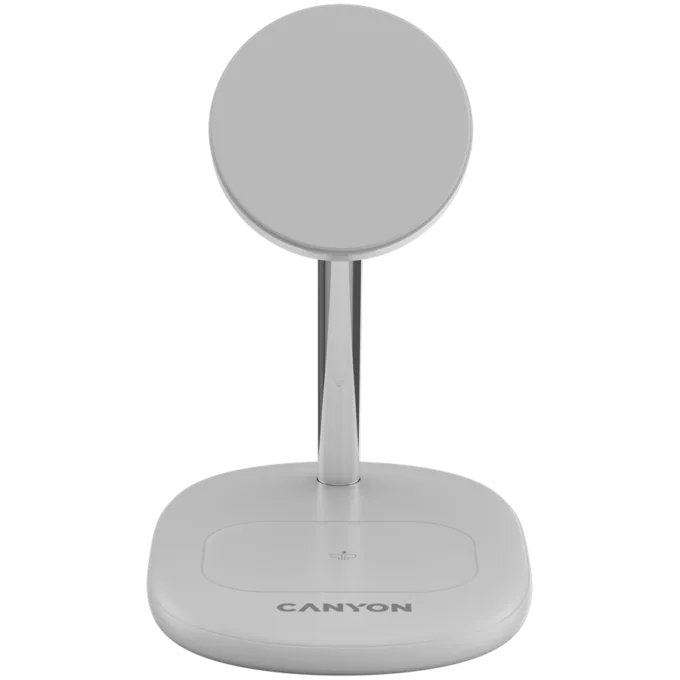 CANYON wireless charger WCS-205 15W Qi2 2in1 White — image 2