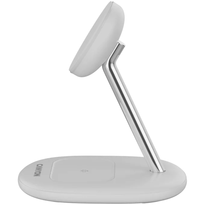 CANYON wireless charger WCS-205 15W Qi2 2in1 White — image 4