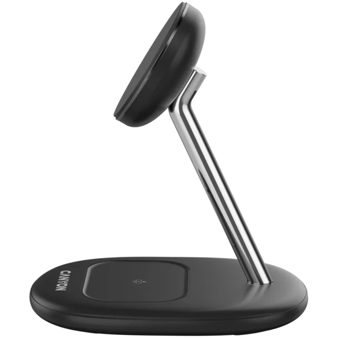 CANYON wireless charger WCS-205 15W Qi2 2in1 Black — image 4