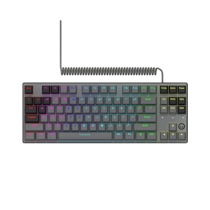 LORGAR Azar 514TKL, Wired RGB mechanical gaming keyboard, black, EN layout — image 2