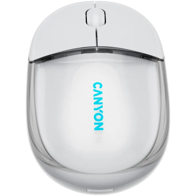CANYON mouse OnClick 24 BT/ Wireless Transparent/White — image 2