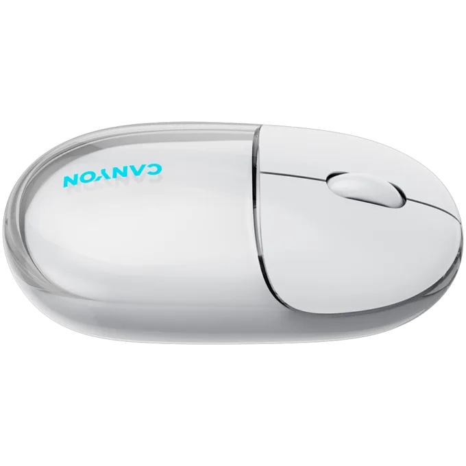 CANYON mouse OnClick 24 BT/ Wireless Transparent/White — image 7