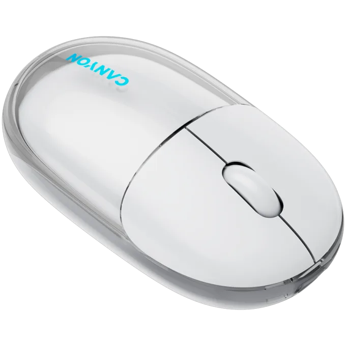 CANYON mouse OnClick 24 BT/ Wireless Transparent/White — image 8