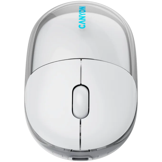 CANYON mouse OnClick 24 BT/ Wireless Transparent/White — image 9