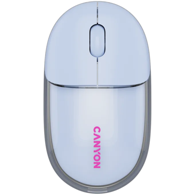 CANYON mouse OnClick 24 BT/ Wireless Transparent/Blue — image 1