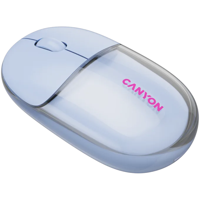 CANYON mouse OnClick 24 BT/ Wireless Transparent/Blue — image 3
