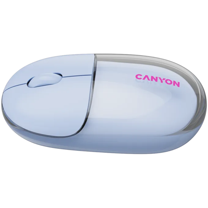 CANYON mouse OnClick 24 BT/ Wireless Transparent/Blue — image 4