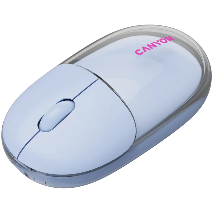 CANYON mouse OnClick 24 BT/ Wireless Transparent/Blue — image 5