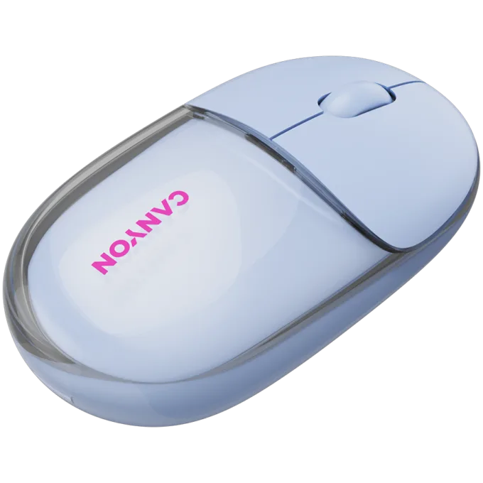 CANYON mouse OnClick 24 BT/ Wireless Transparent/Blue — image 6