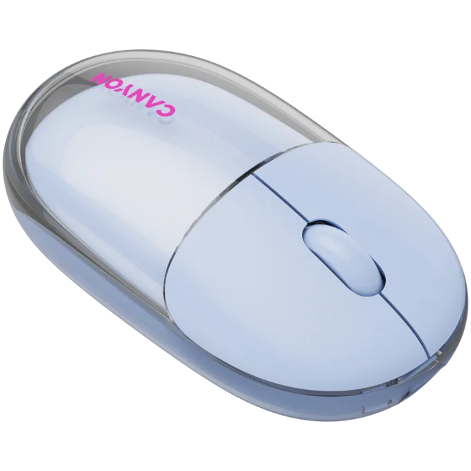 CANYON mouse OnClick 24 BT/ Wireless Transparent/Blue — image 8