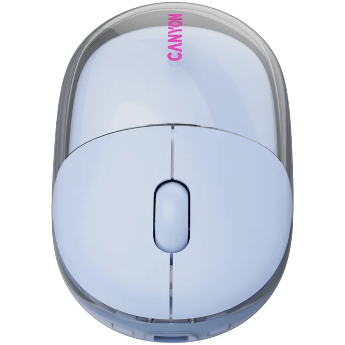 CANYON mouse OnClick 24 BT/ Wireless Transparent/Blue — image 9